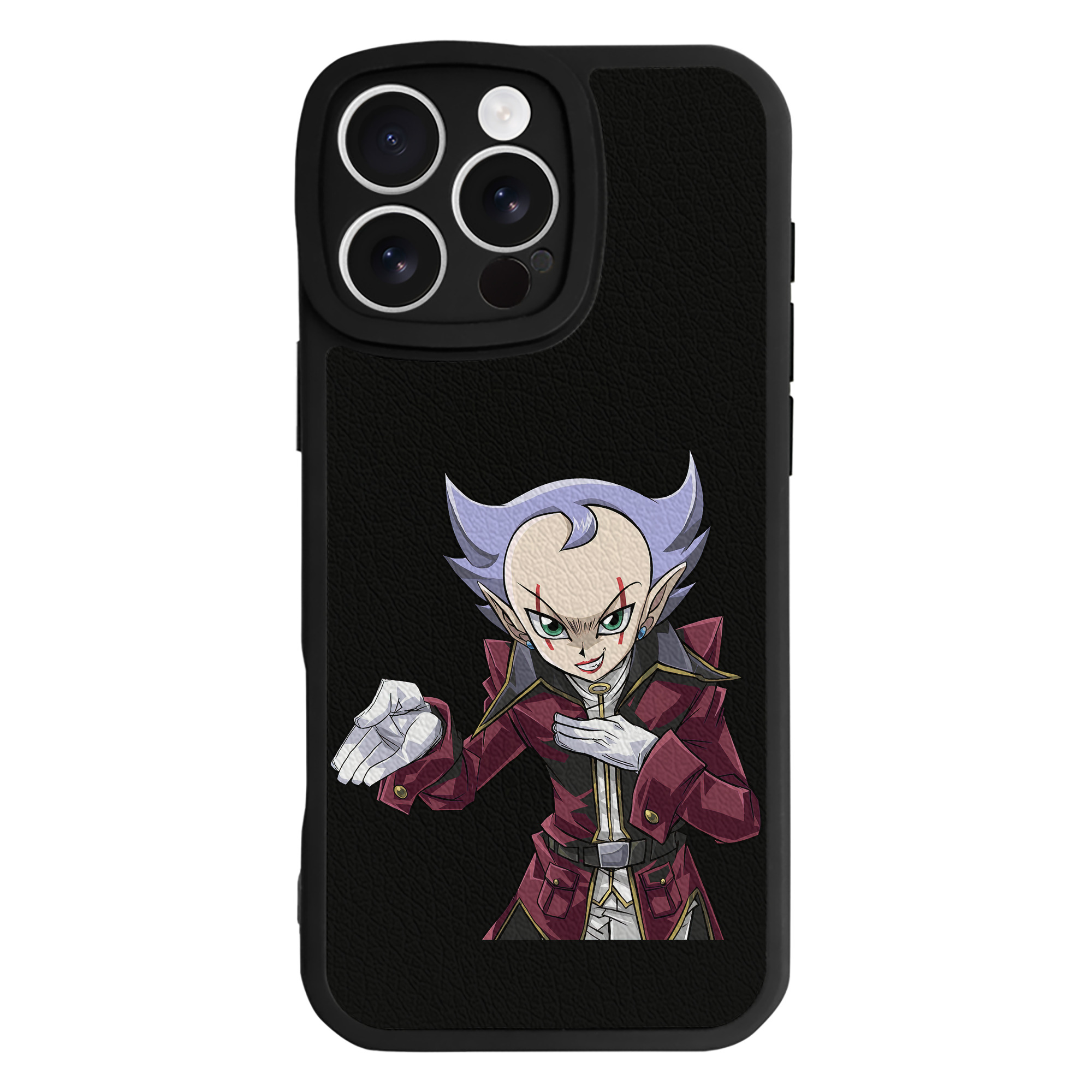 （画像用） 遊☆戯☆王 Yu-Gi-Oh! 【iPhone 16シリーズ対応】シリコンスマホケース（レザー調） 材質：シリコン